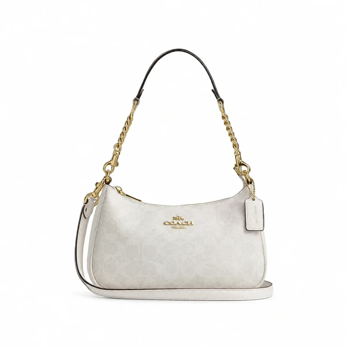 Teri Shoulder Bag In Signature Canvas - Walnut