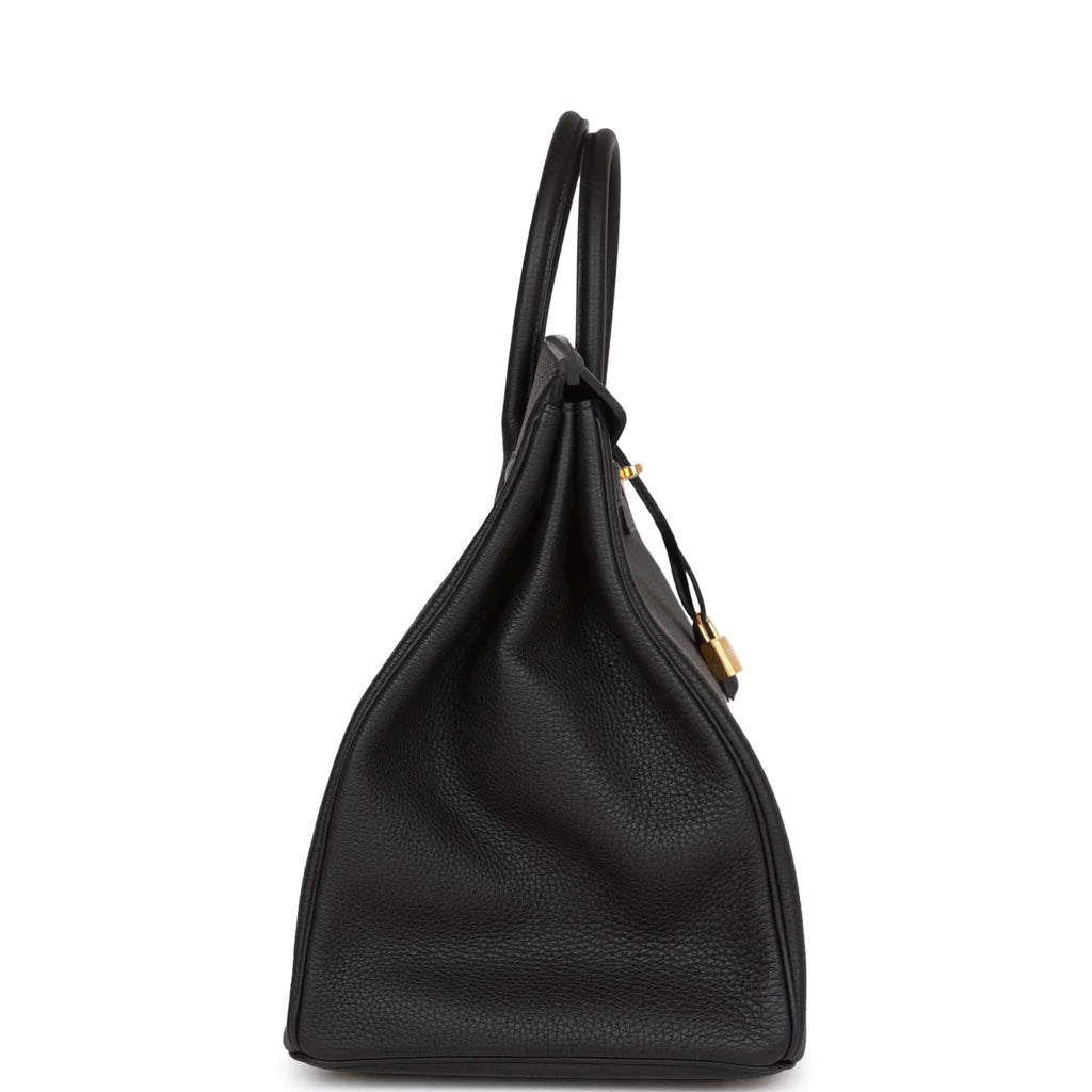 H Birkin 40 Black Togo Gold Hardware