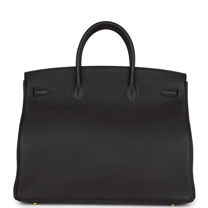 H Birkin 40 Black Togo Gold Hardware