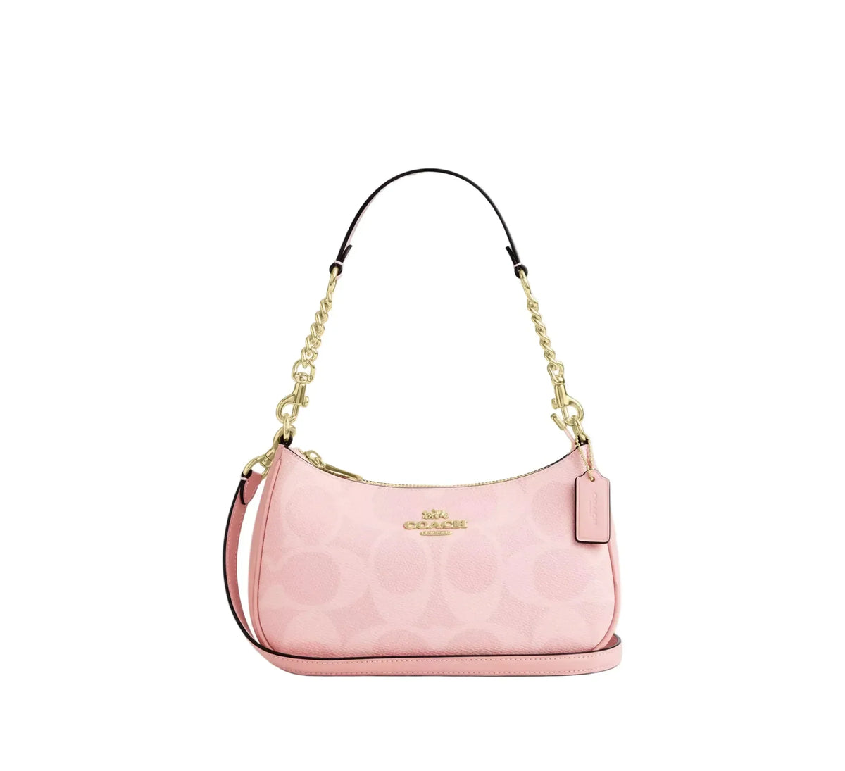 Teri Shoulder Bag In Signature Canvas - Walnut