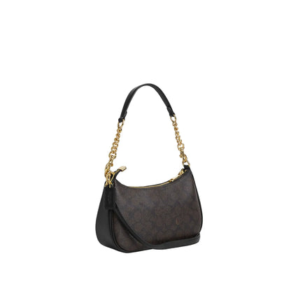 Teri Shoulder Bag In Signature Canvas - Walnut