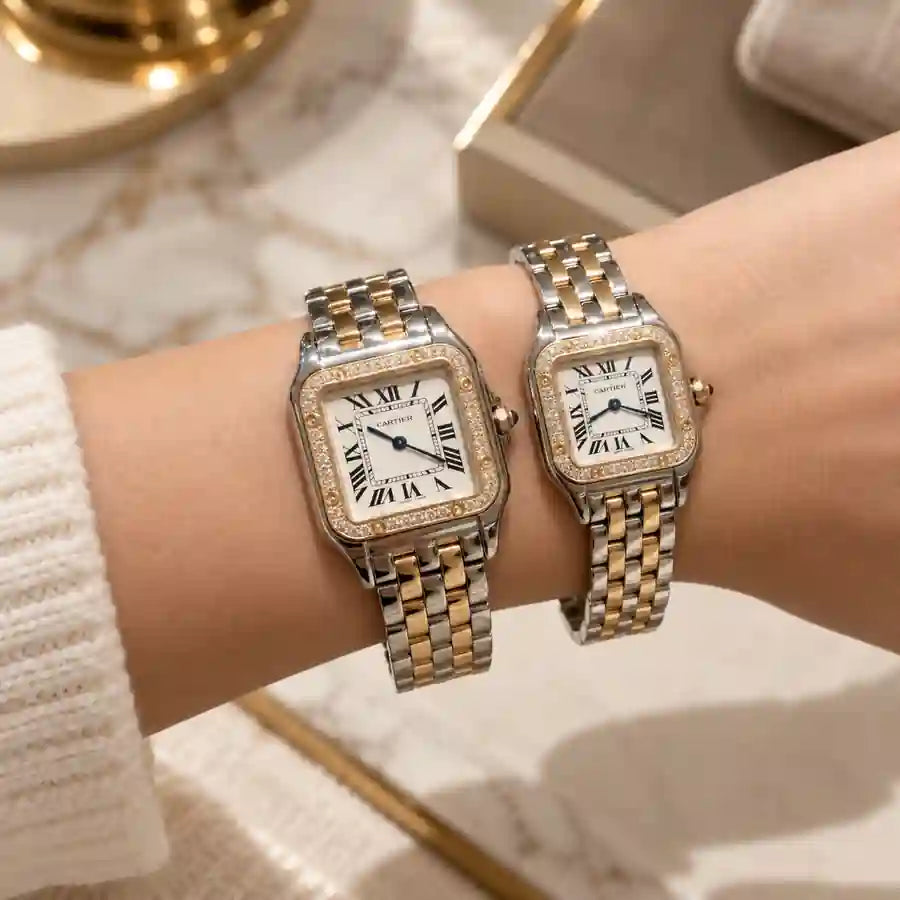 PANTHÈRE CRYSTAL WATCH – ROSE GOLD
